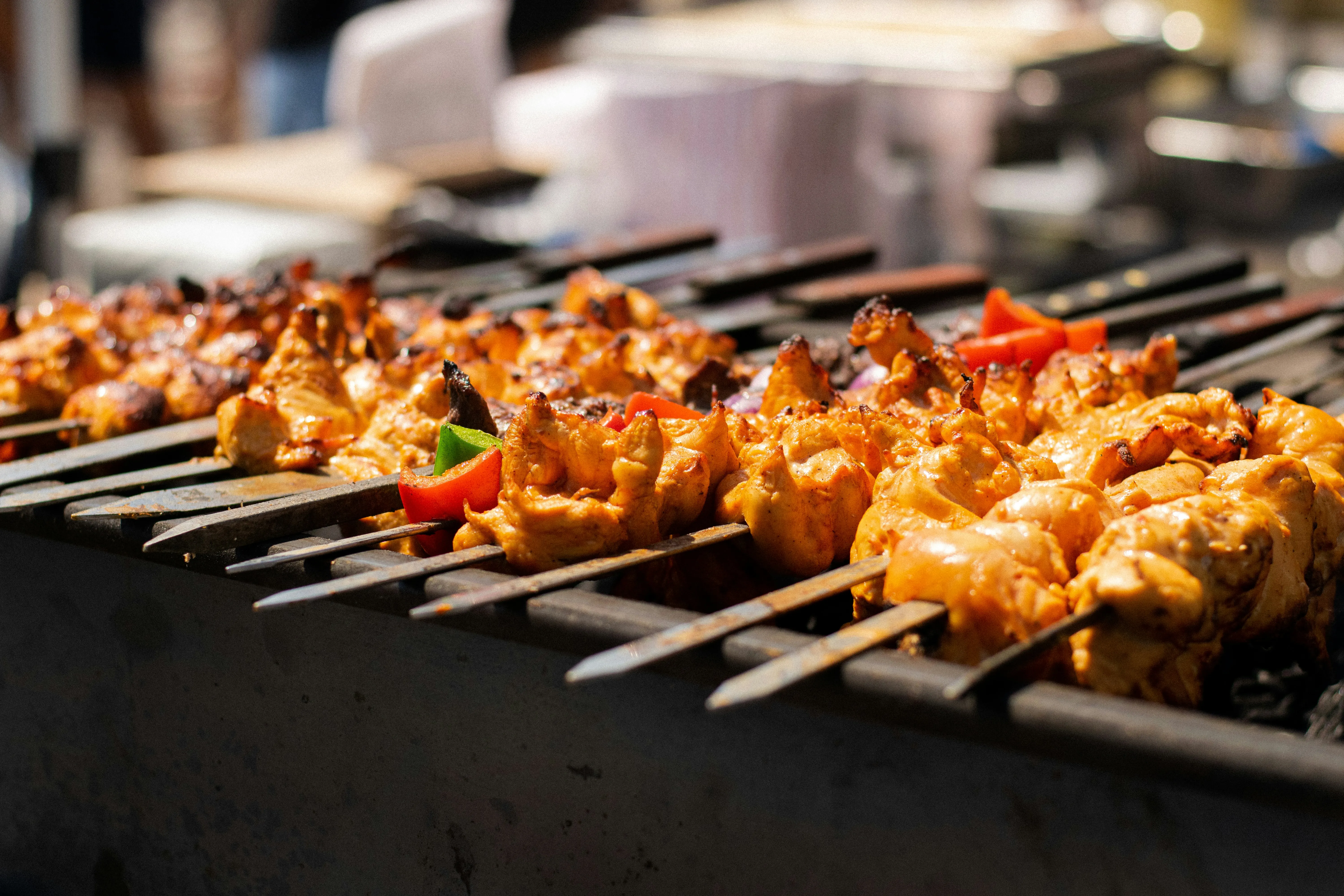 Chicken skewers catering event Toronto